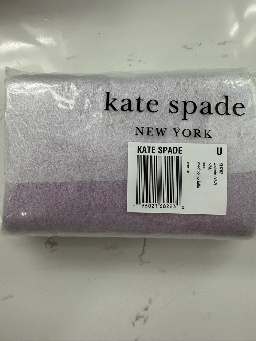 NWT Lena Medium Bifold Wallet-Wisteria Purple - Picture 6 of 11